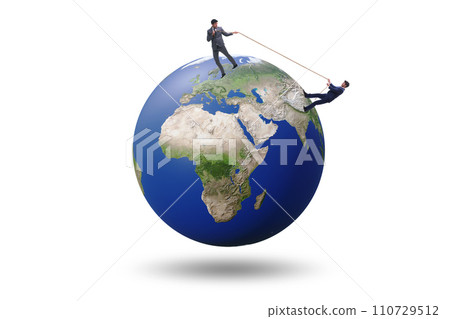 Illustration of global international conflict 110729512