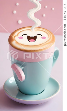 Kawaii cup of coffee drawing cartoon artwork Kawaii cup of coffee drawing cartoon artwork 110731094