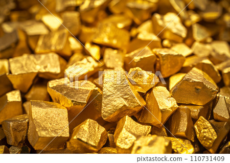 Golden Nuggets Close-Up 110731409