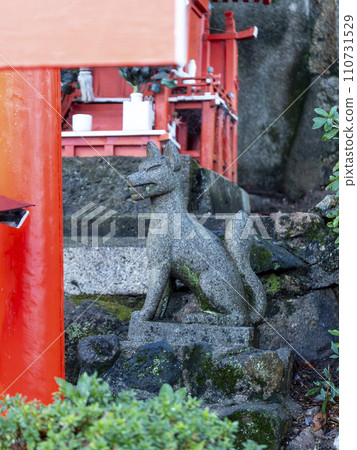 稻荷神社的小狐狸 稻荷神社的小狐狸 110731529