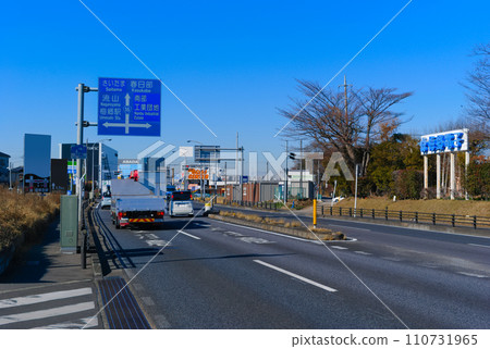 2024 年 1 月，千葉縣野田市 16 號國道沿線風景 110731965