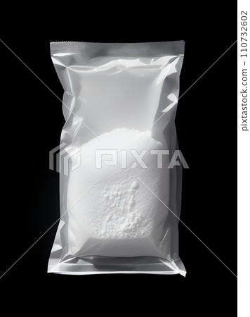 White powder in a packet "AI generated image" 110732602