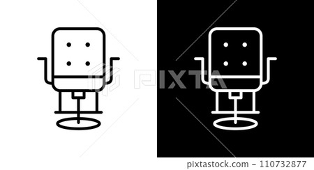 Simple hair salon icon 110732877