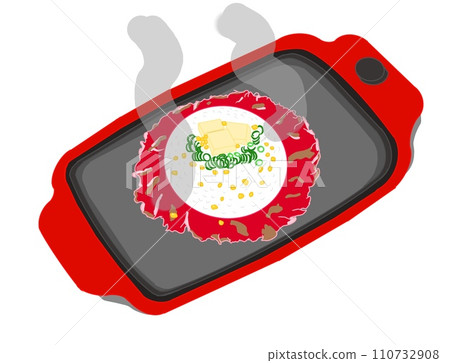 Pepper lunch illustration Pepper lunch illustration 110732908