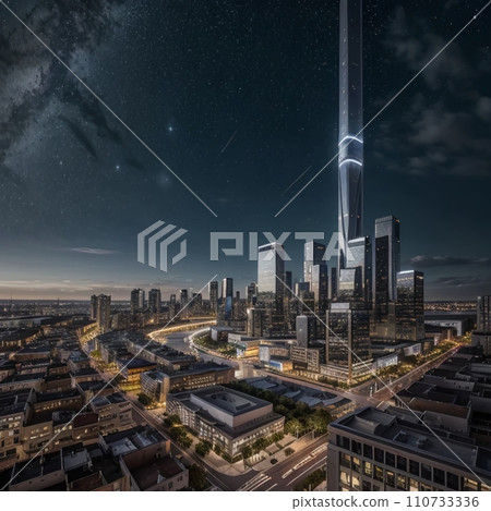 Buildings/Buildings/Sceneries/Tourist Spots/Aerial Photos (Classic Design) AI Generation 110733336