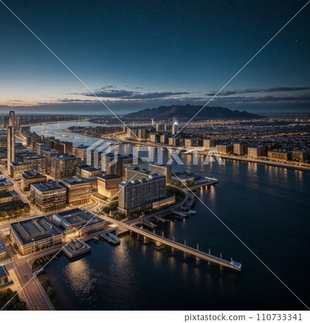 Buildings/Buildings/Sceneries/Tourist Spots/Aerial Photos (Classic Design) AI Generation 110733341