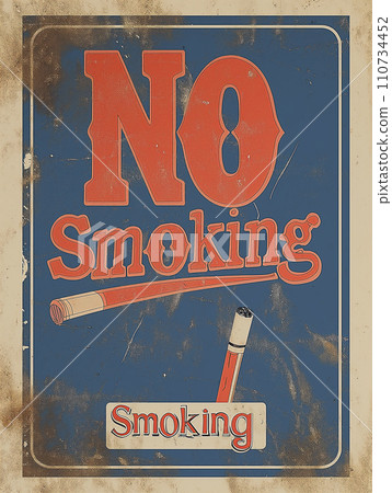 復古禁止吸煙海報 110734452