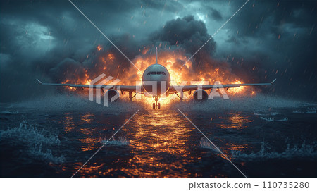 image of a plane crash 110735280