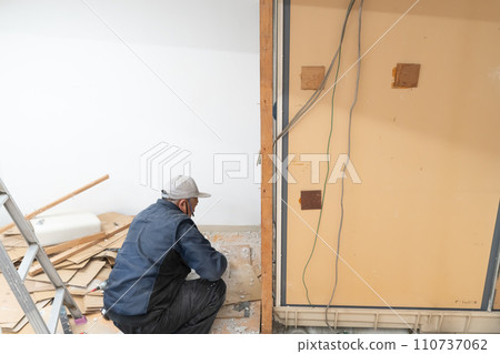 房屋裝修拆除施工現場 110737062