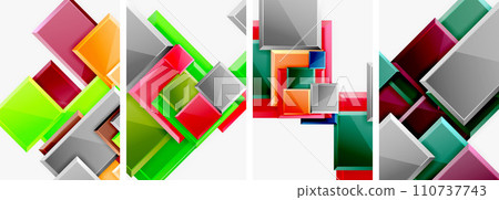 Color glass glossy square composition poster set for wallpaper, business card, cover, poster, banner, brochure, header, website Color glass glossy square composition poster set for wallpaper, business card, cover, poster, banner, brochure, header, website 110737743