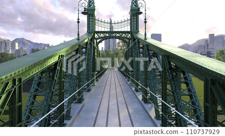 bridge where tram passes 110737929