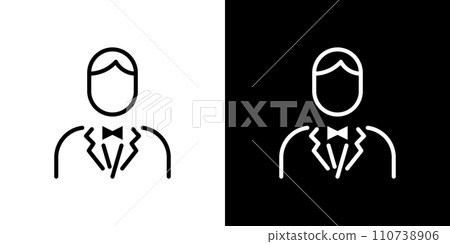 simple wedding groom icon simple wedding groom icon 110738906