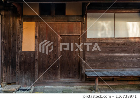 舊木復古門的舊門照片 110738971