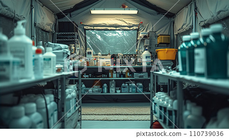 Disaster medical support evacuation center/DMAT field care/base in disaster-stricken areas Disaster medical support evacuation center/DMAT field care/base in disaster-stricken areas 110739036