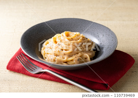 明太子培根蛋麵 明太子培根蛋麵 110739469