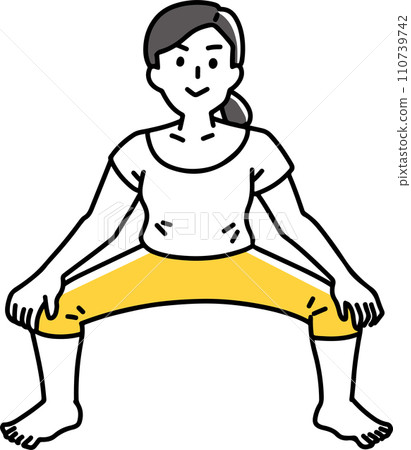 女人伸展 110739742