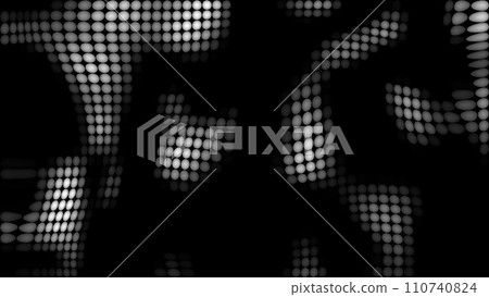 Abstract waving dots Abstract waving dots 110740824