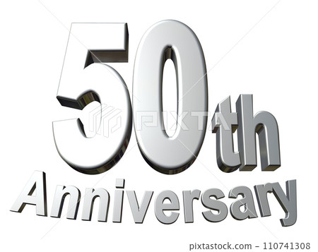 3DCG characters "50th Anniversary/50th Anniversary" Silver, Silver 110741308