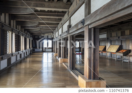 National Treasure Himeji Castle Large Castle Interior Corridor Himeji City, Hyogo Prefecture 110741376