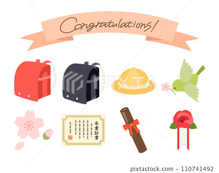 Admission/graduation icon set 110741492