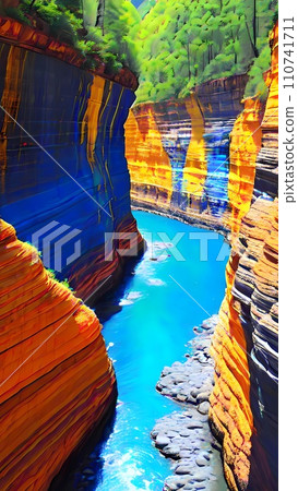Canyon landscape nature scenery wallpaper background 110741711