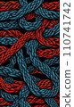 seamless pattern of rope 110741742