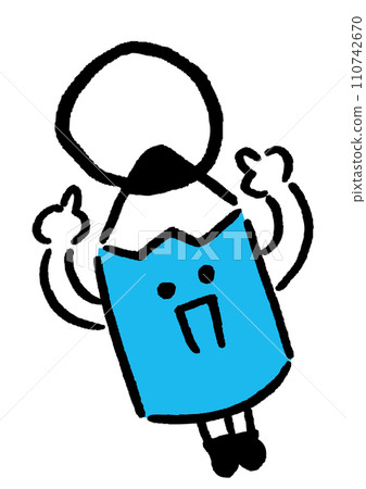 可愛的鉛筆角色，非常適合在學校和補習班印刷。 110742670