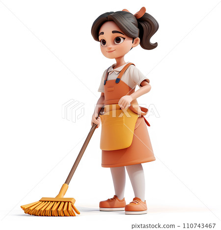 Woman cleaning (adult) Woman cleaning (adult) 110743467