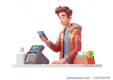 使用智慧型手機進行無現金支付（男性） 110743545