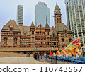 Toronto's Old City Hall along with Sculpture of Chinese Dragon 110743567