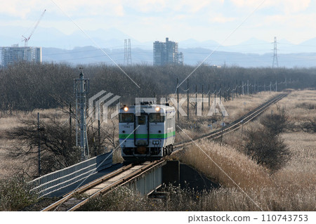Kiha 40 local train running on the remaining section of Hidaka Main Line Hidaka Line JR Hidaka Main Line Kiha 40 last performance 110743753