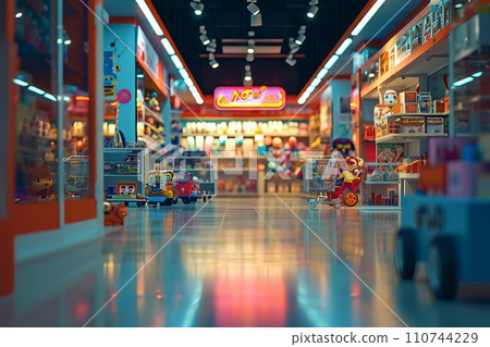 Toy store in shopping mall AI generated image AI image 110744229