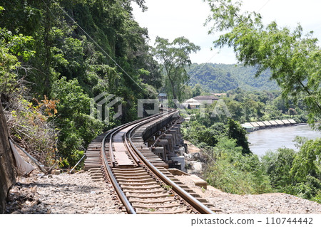 [Thailand] Thailand-Burma Railway Kurase Bridge area 110744442