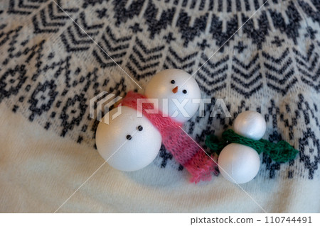 sweater and snowman sweater and snowman 110744491