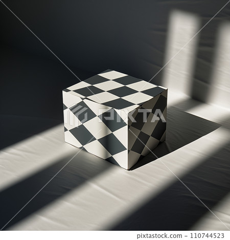 black and white square rectangle 110744523