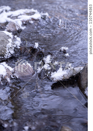Oku-Nikko winter scenery frost flower 110744863