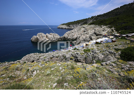 coastline of Capri island, Italy coastline of Capri island, Italy 110745524