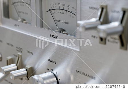 Old vintage stereo amplifier Old vintage stereo amplifier 110746340