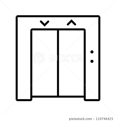 elevator icon vector elevator icon vector 110746425