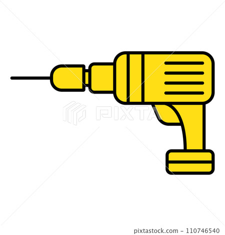 electric drill icon vector electric drill icon vector 110746540