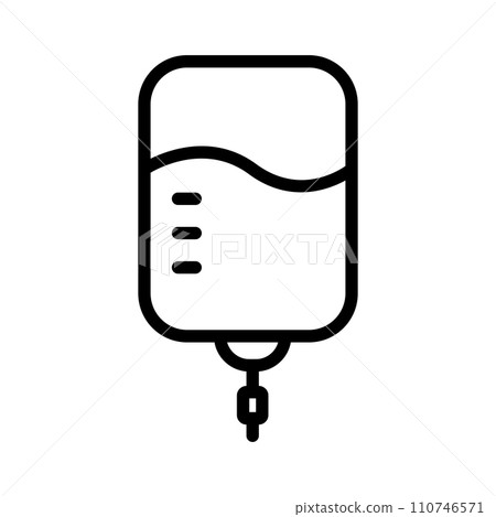 blood bag icon blood bag icon 110746571