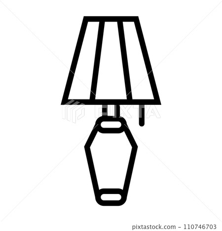 table lamp icon vector table lamp icon vector 110746703