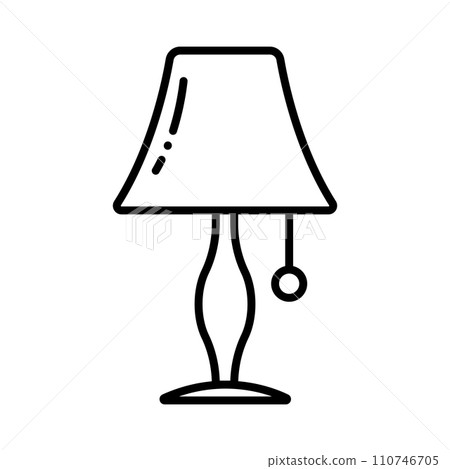 table lamp icon vector table lamp icon vector 110746705