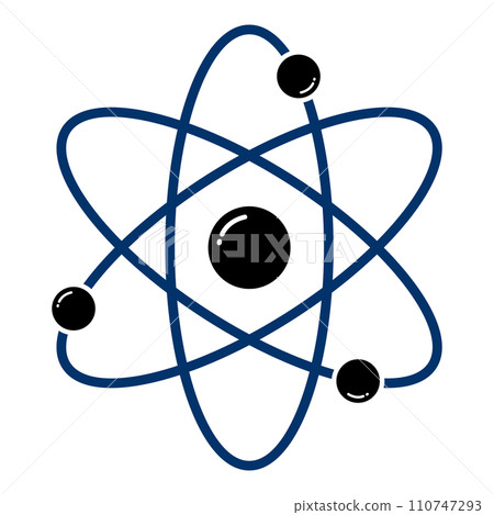 atom icon vector 110747293