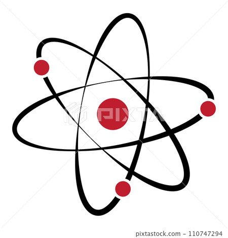 atom icon vector 110747294