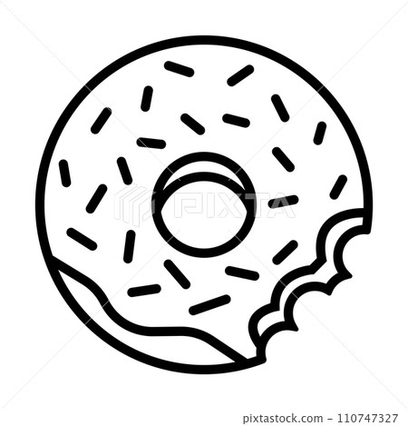 donut icon vector donut icon vector 110747327