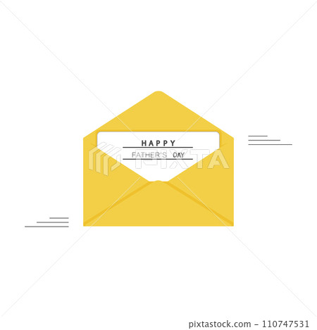 Yellow envelope. Yellow envelope. 110747531