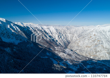 view of winter nature near the town of Zabljak view of winter nature near the town of Zabljak 110747784