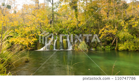 Plitvice lakes of Croatia national park, autumn Plitvice lakes of Croatia national park, autumn 110747786