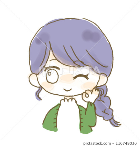 girl giving okay sign girl giving okay sign 110749030